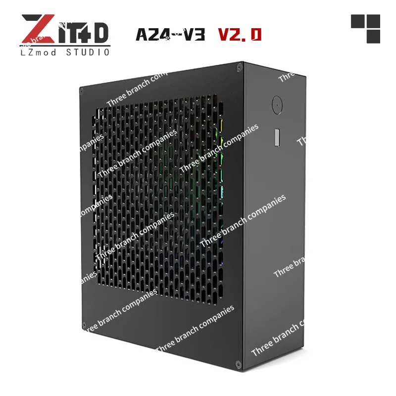 4-liter Mini A24-V3 2.0 Nuclear Display 1u Power Supply Itx Chassis, All Aluminum Alloy