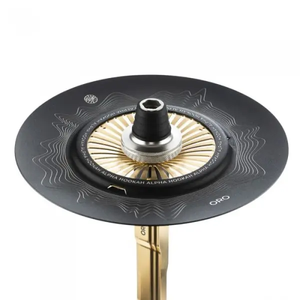 Alpha Hookah ORO Prime Aluminum Alloy Shisha Set with Glass Bottle Single Pipe view 5