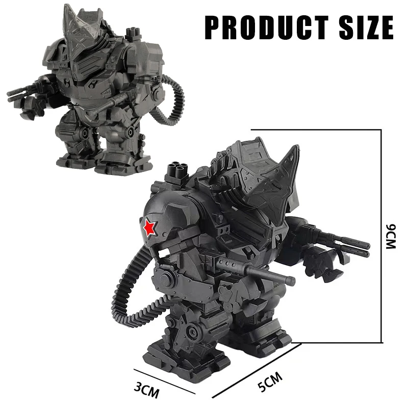 Movie Character Warrior Rhino Mechanical Armor Building Blocks The Amazing Man 2 MOC Action Figures Bricks Toy Gift for Children