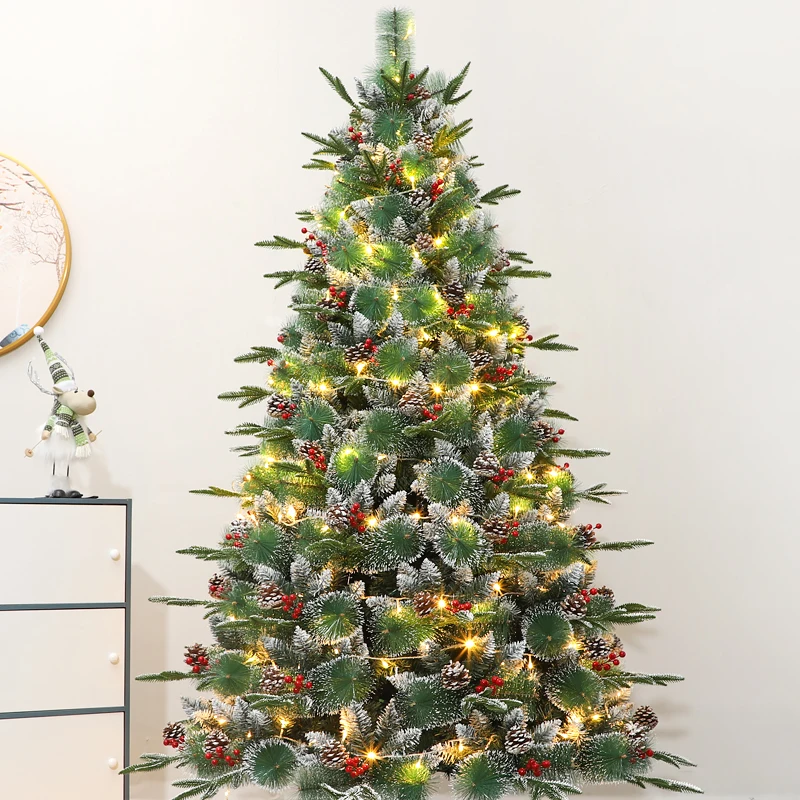 Artificial Pre-Lit Christmas Tree-Pre-Lit Elegant Series Fraser Fir Artificial Christmas Tree with UL Listed Clear Lights