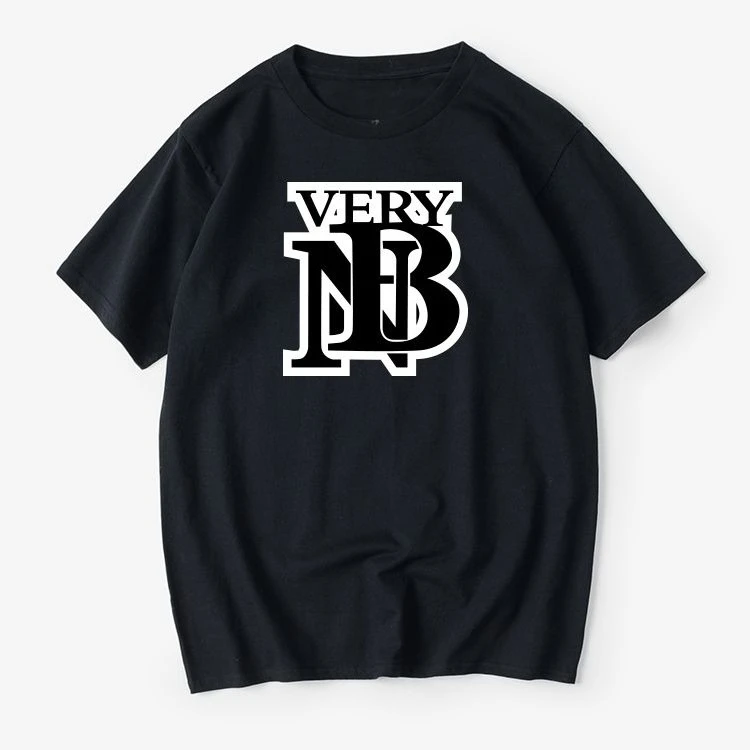 

VERY NB Creative Design Funny English Alphabet Cotton T-Shirt Short Sleeve Crew Neck Summer Men's and Women's Couples