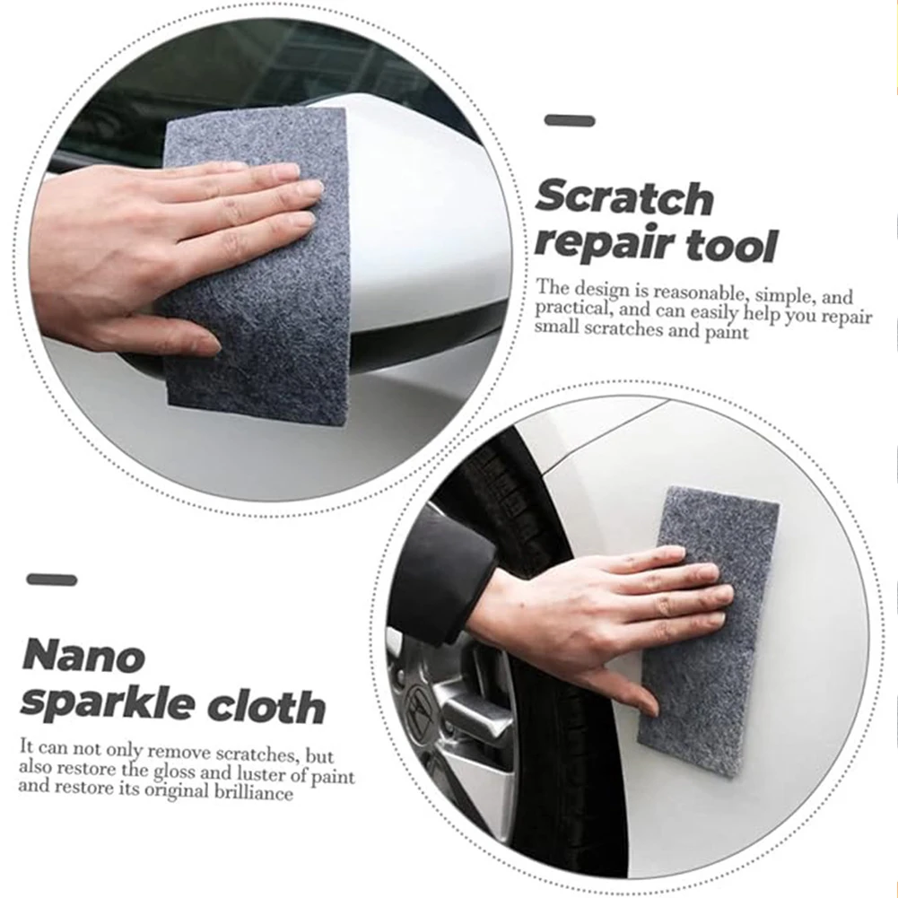 Highly Car Scratch Repair Cloth Easy to Use and Apply Restores Car's Shine and Color 6 pack Sparkle Cloths