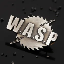 Eddie Munson WASP Pins Vintage Metal Badge Brooch for Women Men Lapel Pin Jewelry
