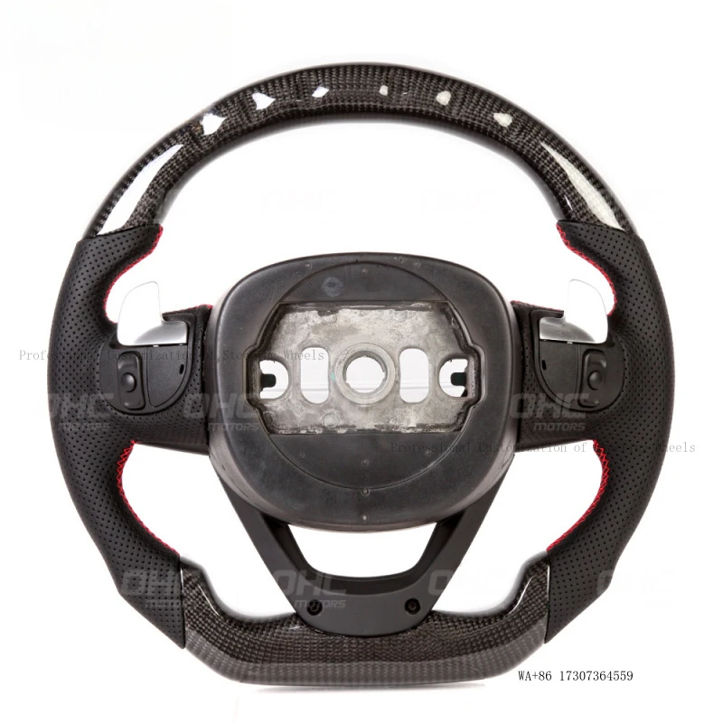 Suitable for Jeep Grand Cherokee LED intelligent carbon fiber steering wheel assembly off-road vehicle steering wheel modificati