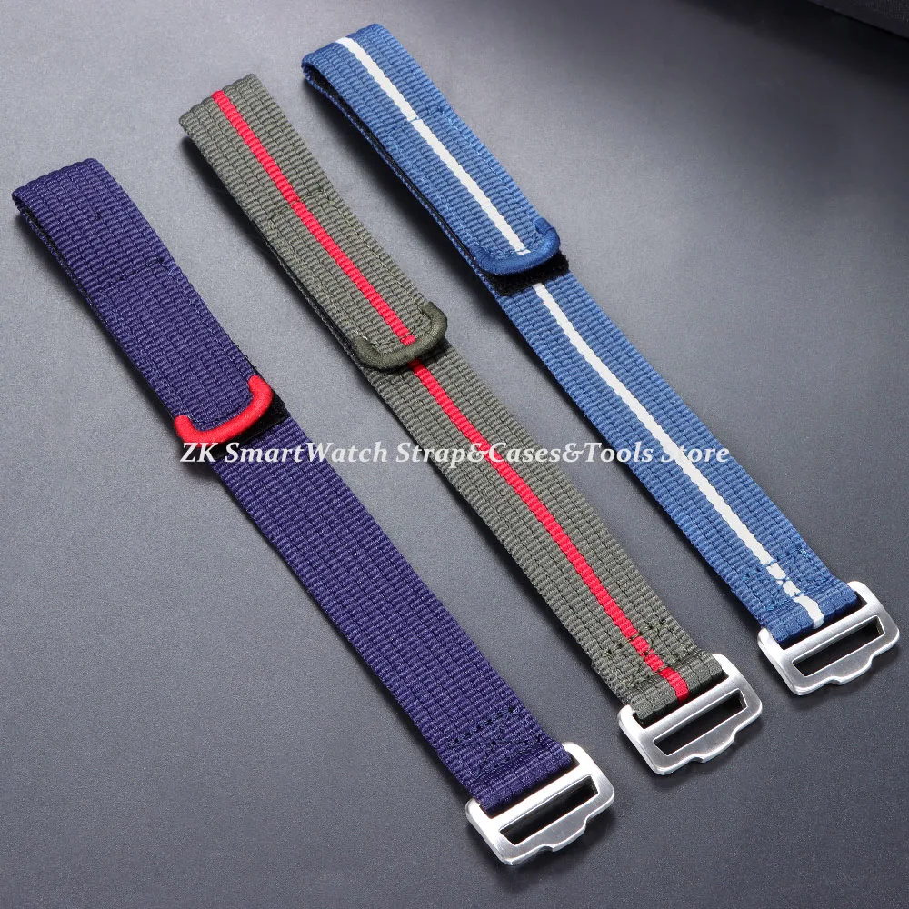 20mm 22mm Nylon Watch Strap Nylon Woven Fabric Military Sport Watch Band for Men Women Bracelet Replacement Canvas Wrist Band