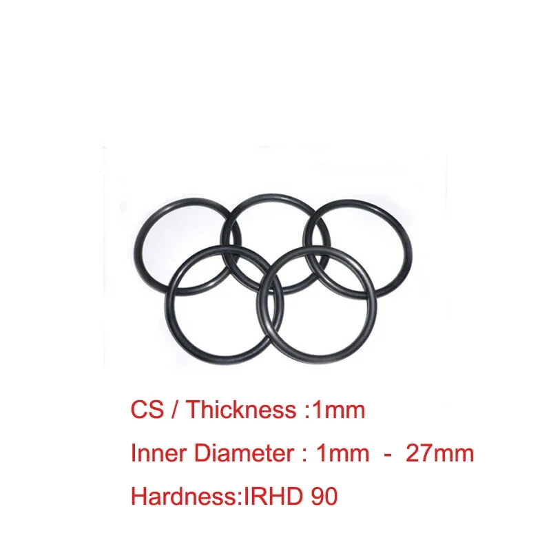 ID 1/1.5/2/3/4/5/6/7/8/910/11/12/13/14/15/16/17/18/19/20/21mm x CS 1mm NBR o-ring o ring seal high hardness rubber gasket