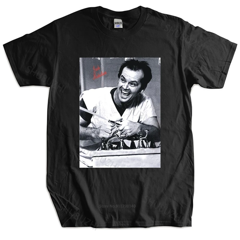 New fashion t-shirt cotton tees Jack Nicholson Tshirt shubuzhi T-shirt Summer Plus Size tshirt Cotton T-shirt Drop Shipping