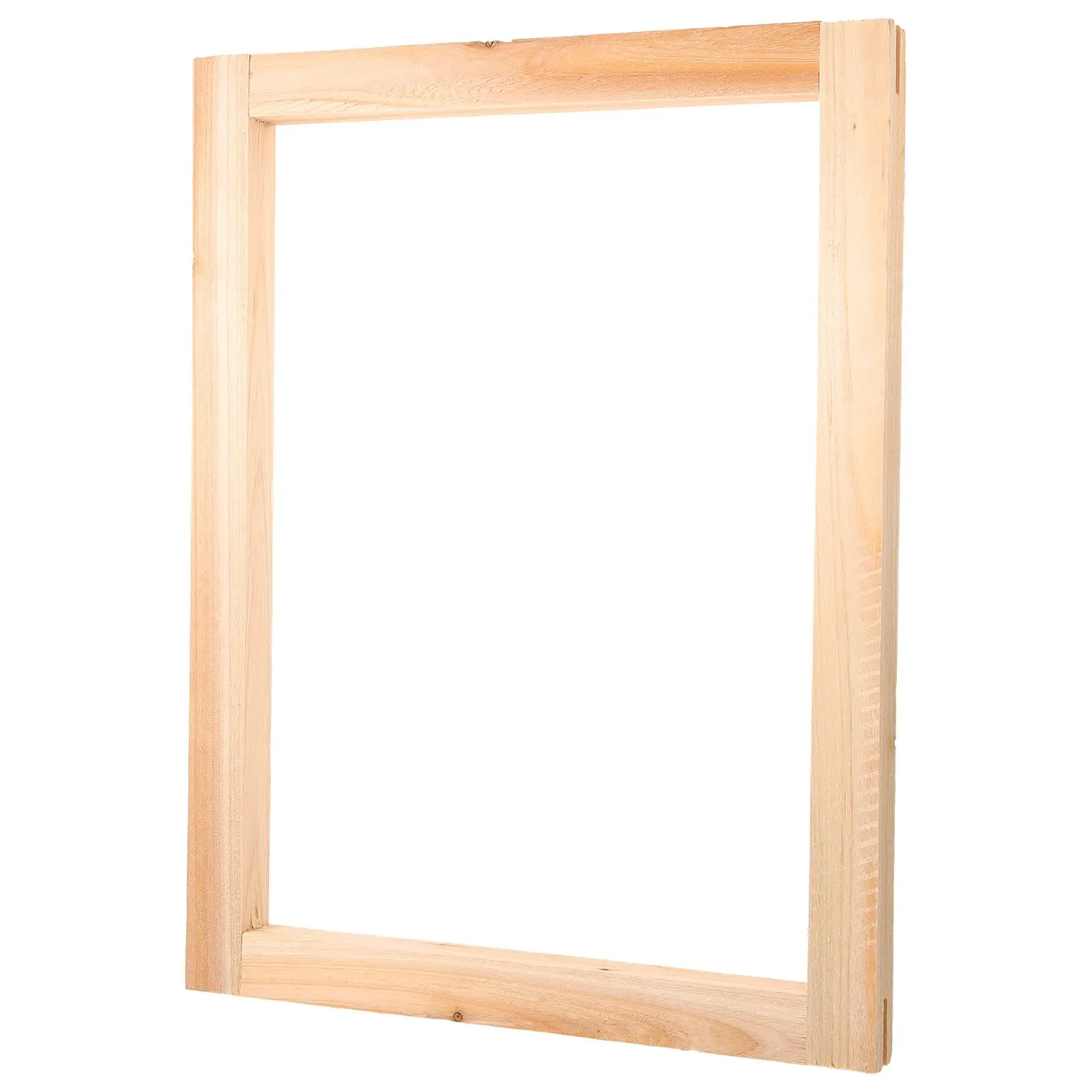 

Wooden DIY Reusable Empty Window for T Shirt Handbag Making Washable Supplies