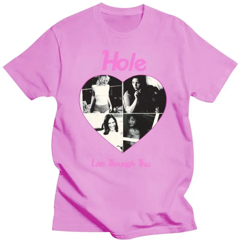 New HOLE Courtney Love Grunge Band T-shirt Womens Style