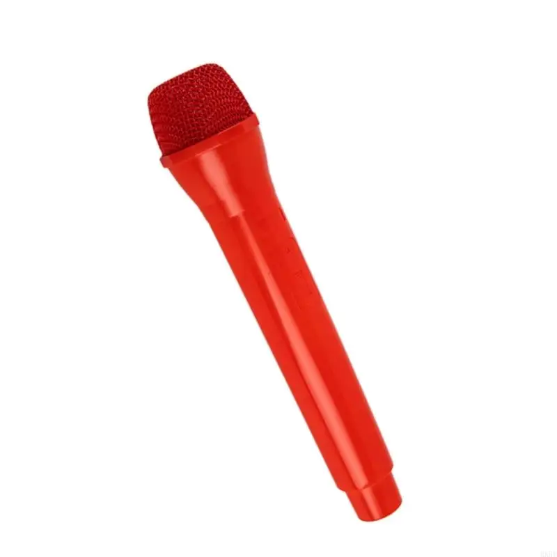 Dummy Microphones Realistic Props Plastic Microphones for Karaoke Fun Stage or Costume Props Birthday Party HX5E
