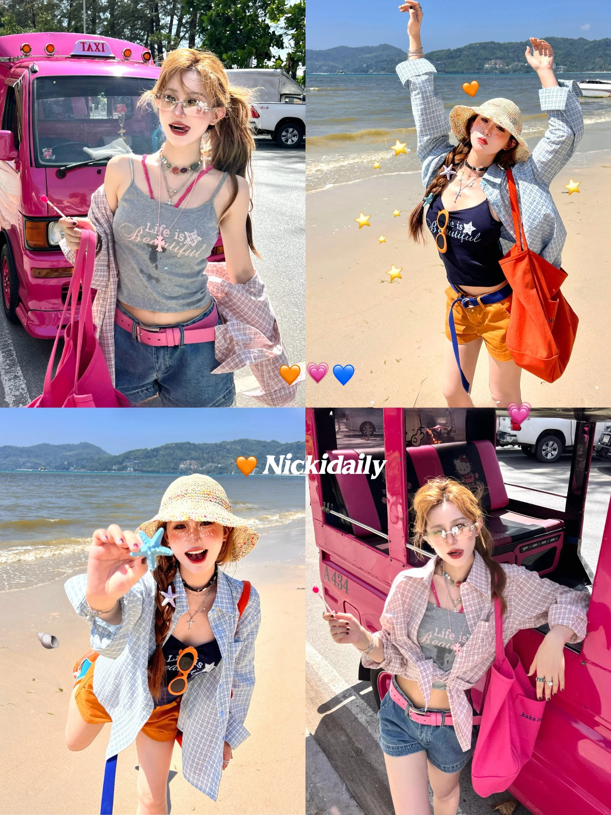 

NIIDAILY Spring Plaid irt Patchwork Print Crop Top Two-Piece Set Women's Casual Sle Breathable Cotton Long Sve ...