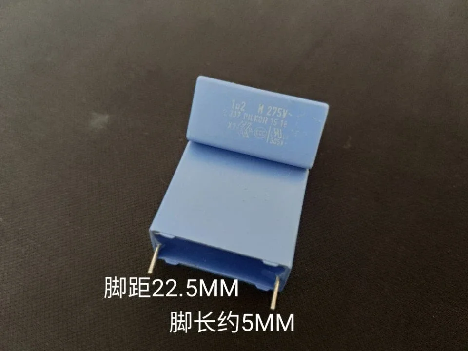 Хорошее качество, 10 шт. X2 1,2 мкФ 1u2 275 В P = 22,5 (26,8*23*12,5) 20% M 275 В переменного тока / 305 В P = 27,5 мм K 10% 30,5*21*11 пленочный конденсатор