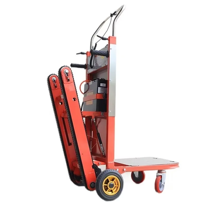 

Best-salling Electric Stair Climbing Car Hand Trolley Folding Crawler-Type Stair Climbing Machine Staircase Tool 400kg
