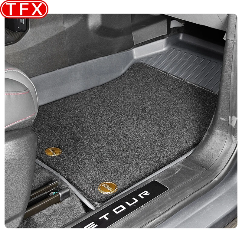 For Chery Jetour T2 2024 2023 Car Styling Floor Mats Double Layer Carpet TPE Foot Pad Interior Floorliner Auto Accessories