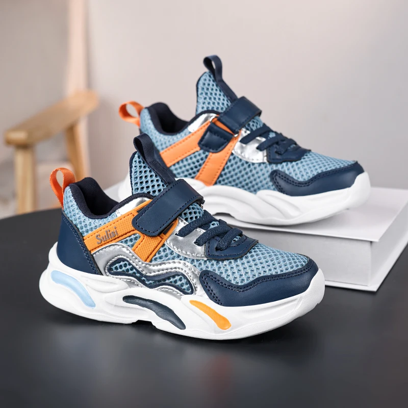 Children Casual Shoes Summer Breathable Mesh Sneakers for Kids Lightweight Comfortable Gym Trainers Boys Fashion Sports Shoes