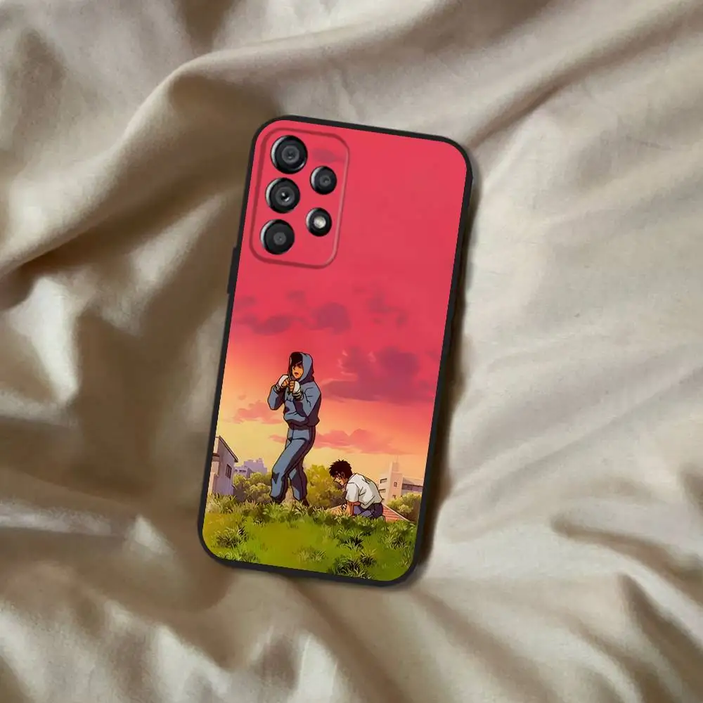 H-Hajime no Ippo Makunouchi Phone Case For Samsung Galaxy A20,A21s,A22,A31,A32,A52,A53,A72,73,A80 Soft Black Cover