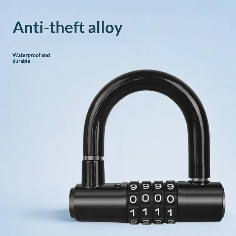 New 4 Letter Zinc Alloy Combination Padlock Code Password Lock Door Cabinet Drawer Bike Motorcycle Student Locker