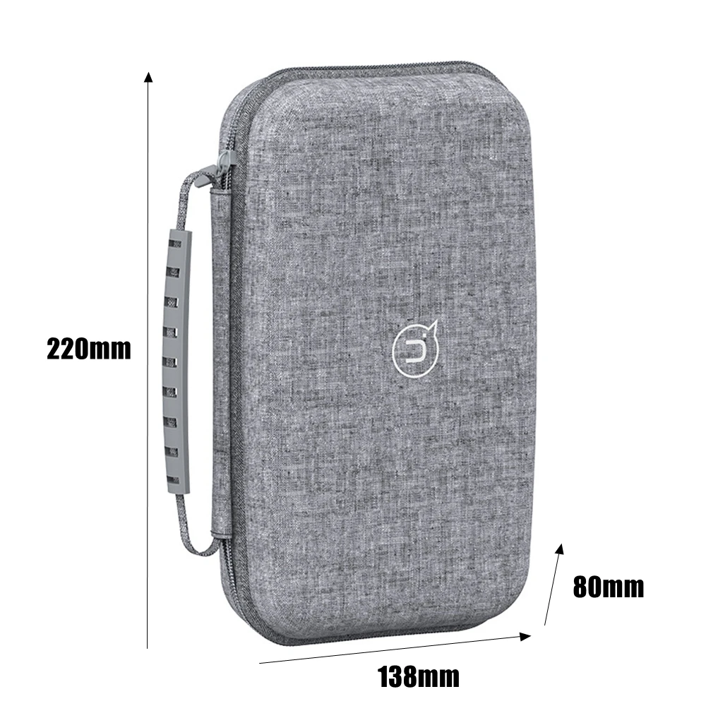 Double Layer Cable Storage Bag Waterproof Digital Electronic Organizer USB Data Line Charger Plug Storage Bag for Travel