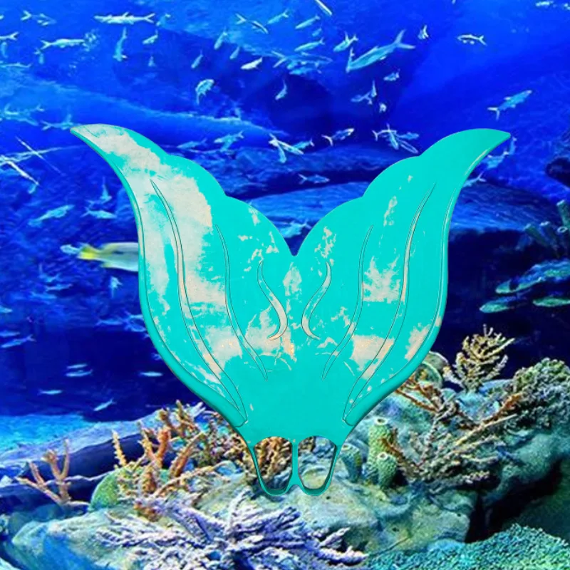 

Beauty Fish Rubber Fins Professional Swimming Diving Fins Mermaid Single Fins