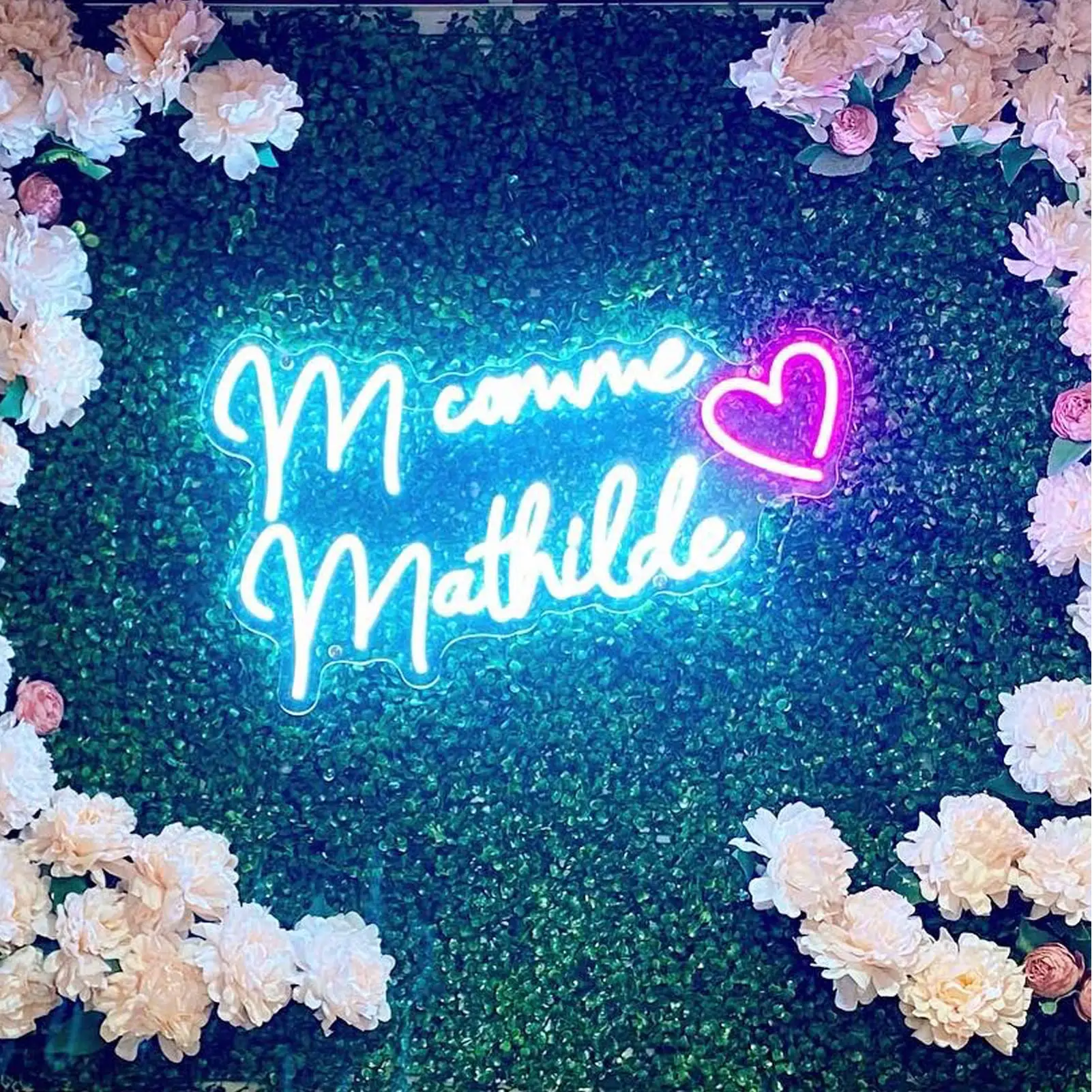 

Custom LED Neon Sign Personalized Names Neon Couples Memorial Gift Available for Weddings Birthday Party Bedroom Wall Decoration