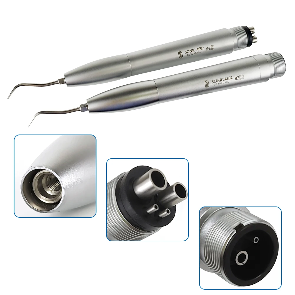 Dental Air Scaler Handpiece Sonic Scaling Integrated Spray Hygienist AS2000 Fit for Coulpler