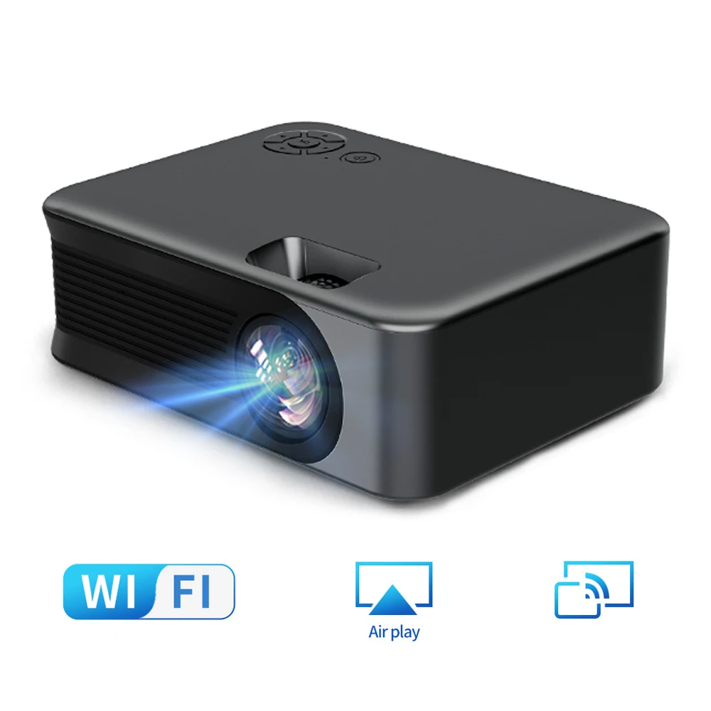 

YERSIDA Mini LED Projector A30C WIFI Synchronous Mobile Phone Smart TV Home Support Full HD Portable Outdoor Projectors Theater