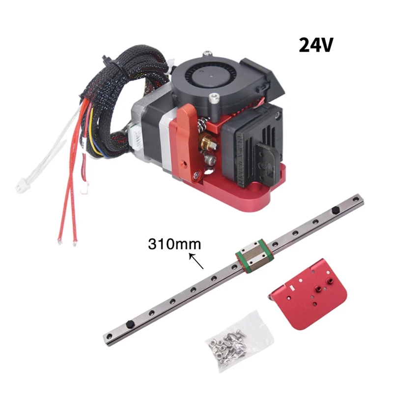 Extruder Direct Drive Upgrade Kit with Linear Rail Slide Kit X Linear Guide Kit with Backplane Bracket B-A32R