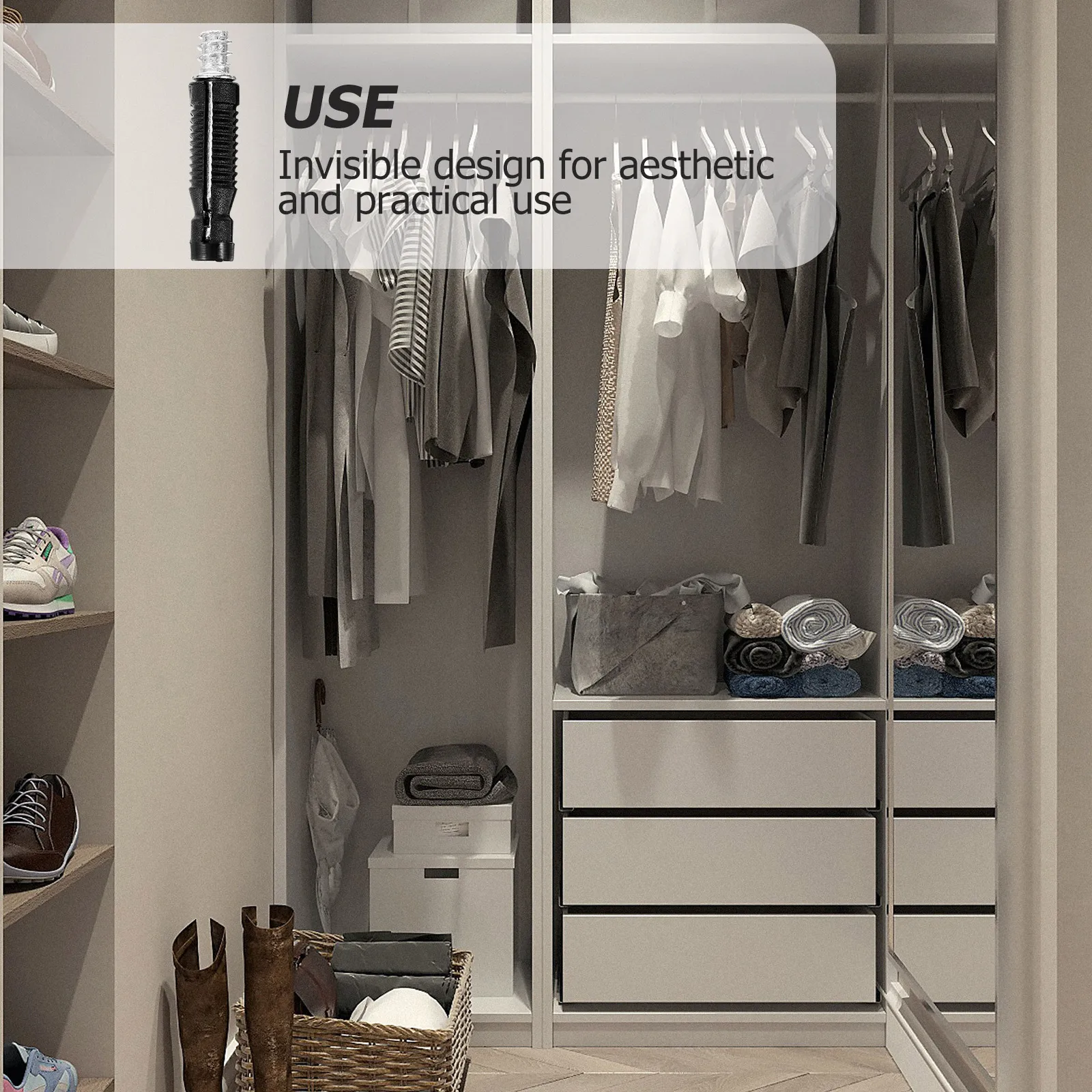 

50Pcs Invisible Cam Lock Fittings Furniture Connectors Cabinet Bolt Nuts Self Tapping for Beds Wardrobes Cam Lock Fittings