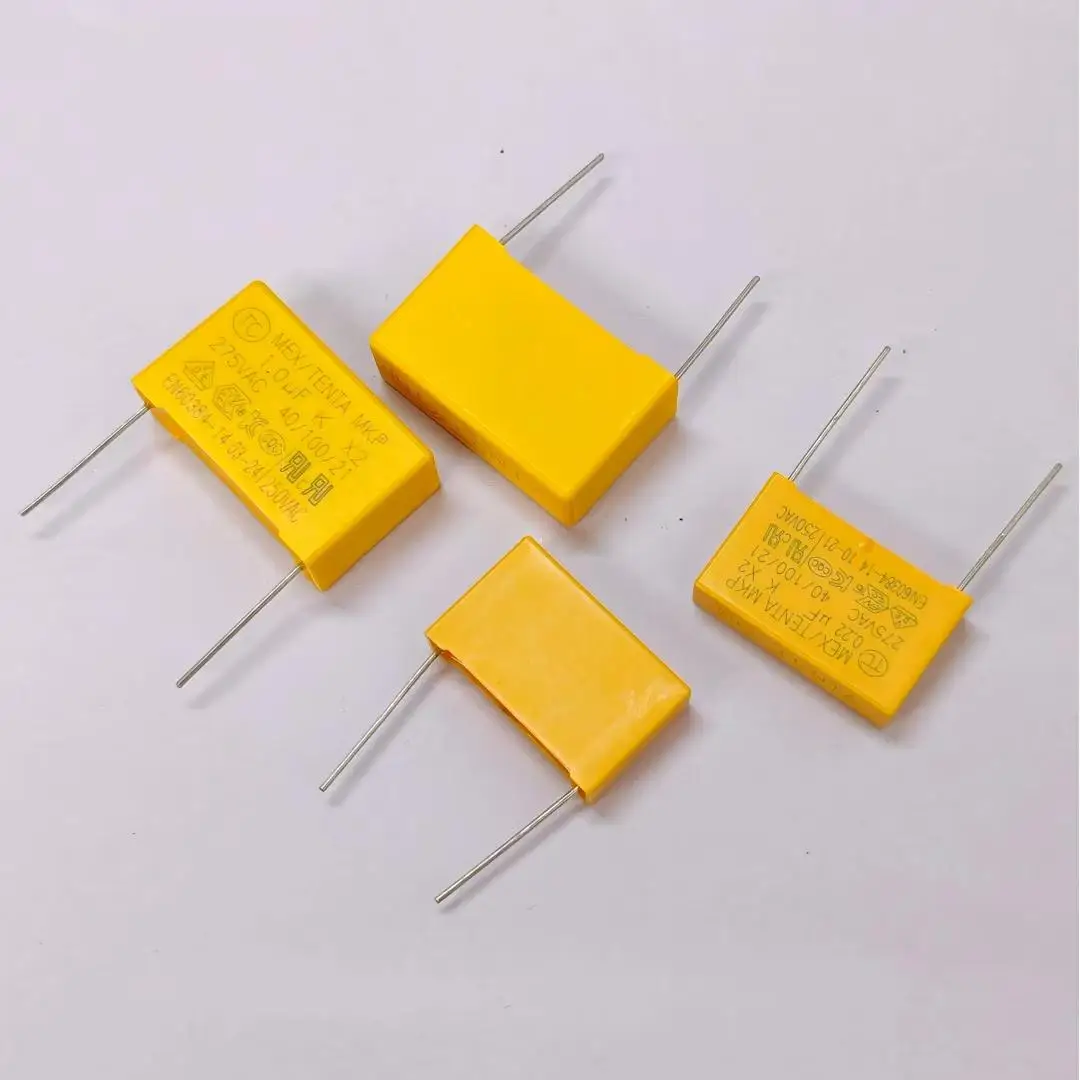 10/20 قطعة 275VAC X2 مكثف السلامة 275V Polypropylene film10mm15mm 22.5mm 27.5mm 0.022 فائق التوهج 0.047 فائق التوهج 0.1 فائق التوهج 0.22 فائق التوهج 0.47 فائق التوهج 0.68 فائق التوهج 1 فائق التوهج #4