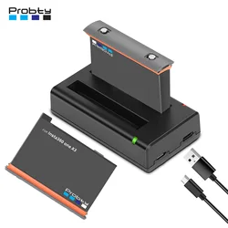 2200mAh IS360X3B Battery For Insta360 ONE X3 Battery Sports Action Camera LED Dual Charger Accessories