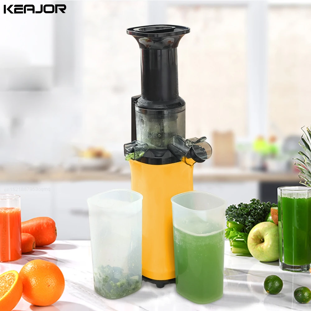 

Mini Slow Juicer Portable Cold Press Juice Machine for Vegetables Fruits Household Slow Masticating Juicer Slag Juice Separation