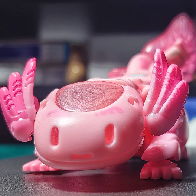 12CM 52TOYS BEASTBOX Ambystoma Mexicanum 변형 메카 모델 키트 퍼즐 장난감 관절형 액션 피규어 소년 수집품 선물