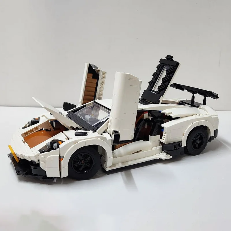 NEW 1302Pcs Parts Creative Expert MOC Murcielago SV LP7604 MOD 10295 Sports Cars Building Blocks DIY Bricks Toys