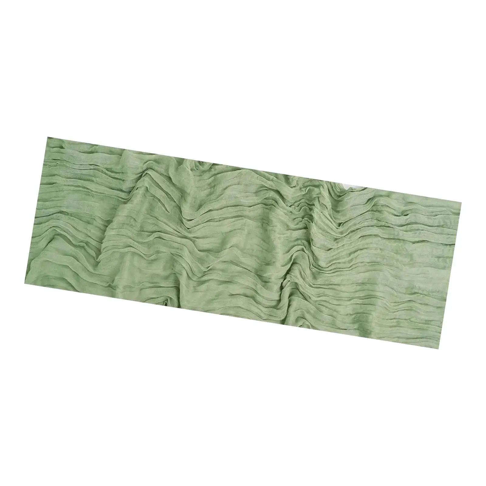 Elegant Cheese Cloth Table Runner Multifunctional Gauze Tablecloth for Home Dining Kitchen Anniversary Decor