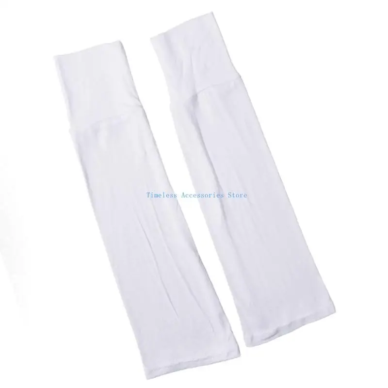 97QE cotton mềm găng tay không có ngón tay dài tay cho phụ nữ mặc hàng ngày với bảo vệ nắng và hoạt động khác nhau