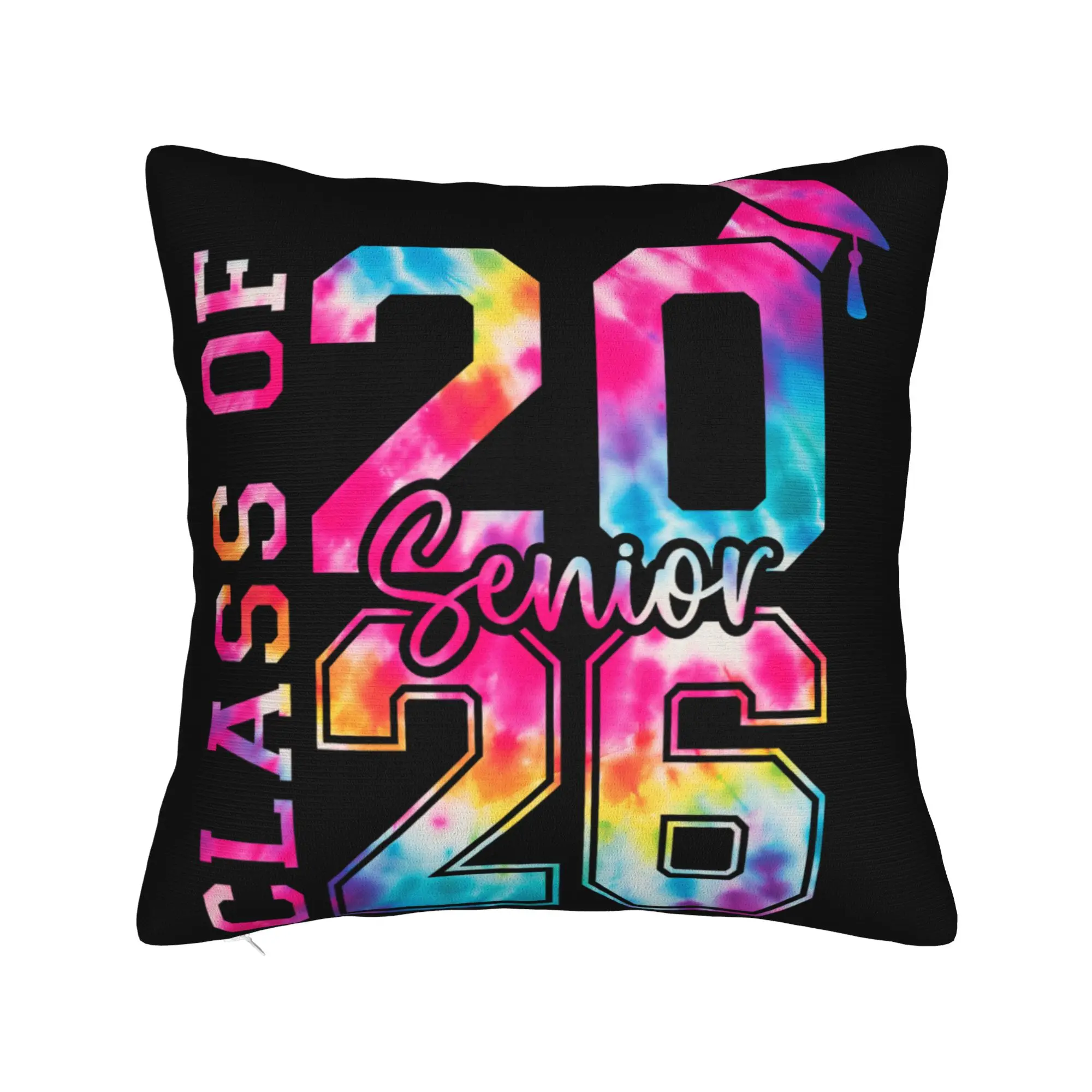 Decorative Pillow Cover Class of 2026 Senior Graduation Merch Chair  Pillow Case Cover Square Multi Size