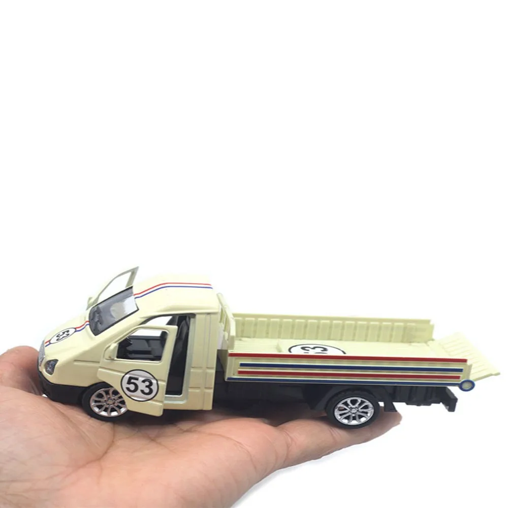 

1: 32 Alloy Small Truck Liuzhou 53 Racing Car Painting Pickup Truck Car Ornament Model Toy Car