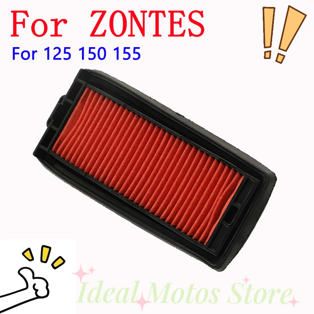 For ZONTES G1-125 G2-125 U-125 U1-125 U-150 U1-150 U-155 U1-155 G1-155 C125 Motorcycle Accessories Air Filter Cleaner Element