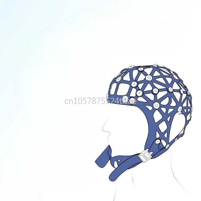 EEG Topograph Hat Rubber Band Bridge Integrated Electrode Cap
