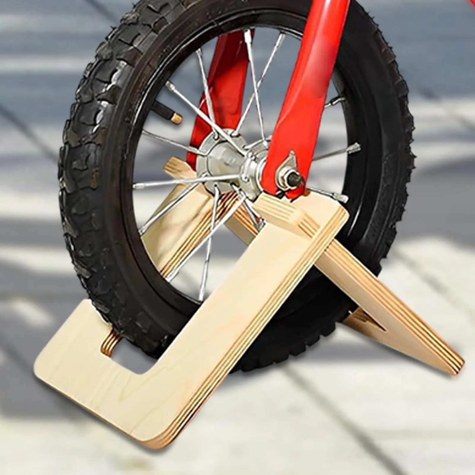 

Balance Car Decorate Scooter Frame Display Rack Wood Portable Child Bikes Parking Rack Bicycles Floor Parking Stand For Kids