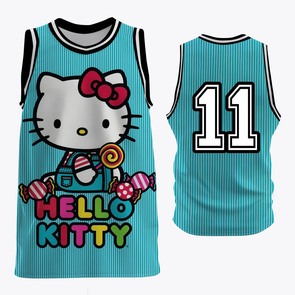 

Hello Kitty jerseys 225/10 3D printed Hello Kitty football adult and children outdoor training football uniforms