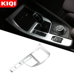 Car Central Conrol Gear Panel Cover Trim For BMW X1 F48 X2 F47 2016 - 2022 Gear Shift Knob Panel Decoration Sticker Accessores