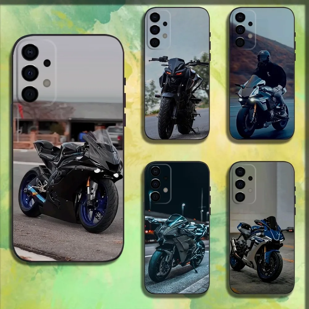 Bike Moto Y-Yamahaes-S Cool Phone Case For Samsung Galaxy A13,A21s,A22,A31,A32,A52,A53,A71,A80,A91 Soft Black Cover