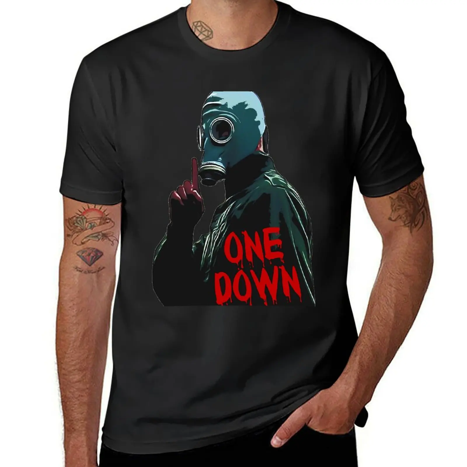 

One Down T Shirt - Dead Mans Shoes Style T-Shirt sports fans boys whites designer t shirt men
