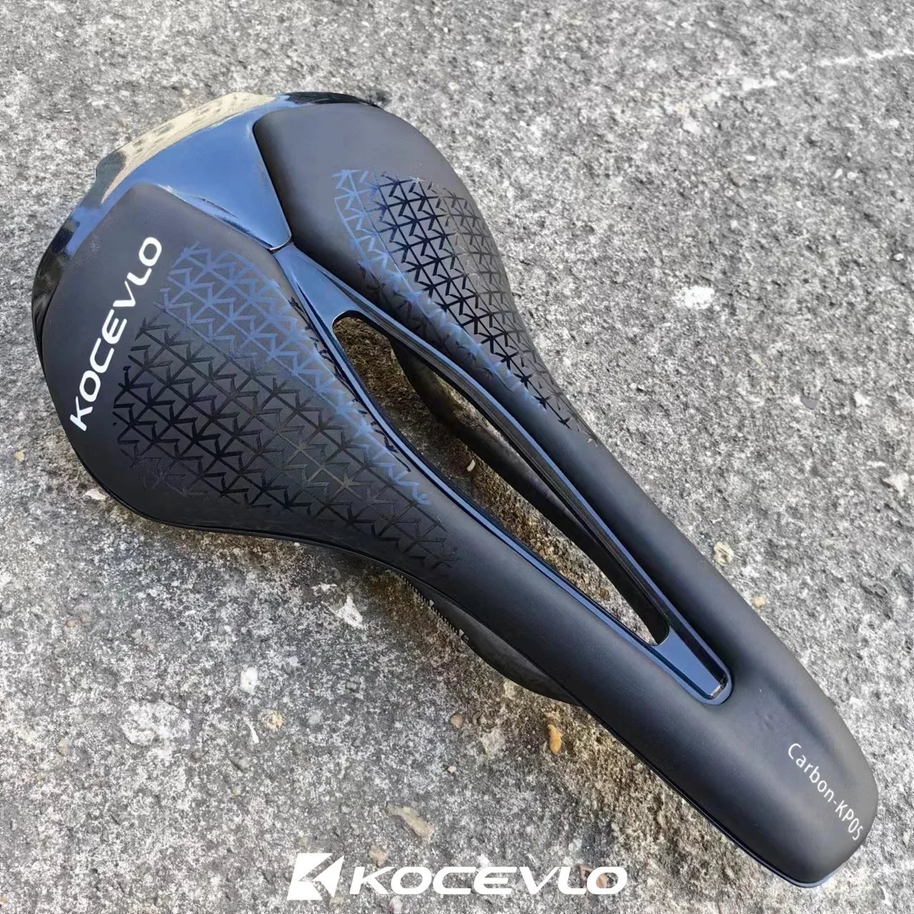 KOCEVLO Carbon Saddle MTB/Road Bike Saddle Super Light Leather Carbon Cushions 102g