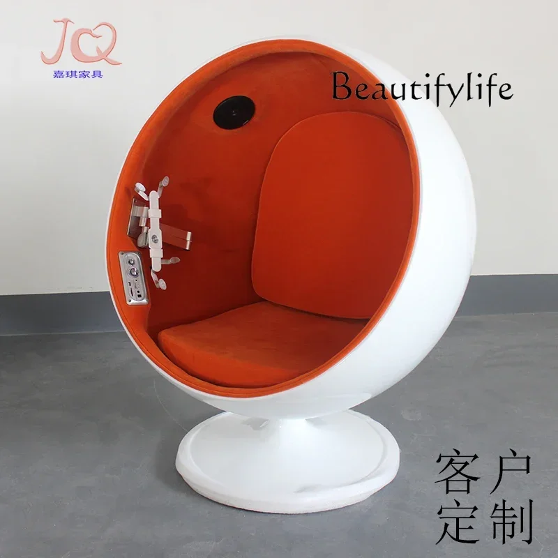 LZD A44 Nordic creative fiberglass leisure chair simple sofa bubble chair lazy single recliner