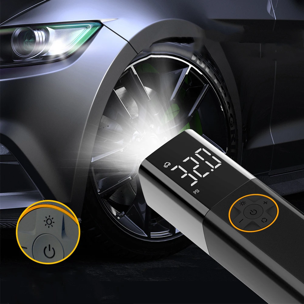 

150PSI Portable Car Inflator Pump with LED Light Car Tire Inflator Digital Display Electric Air Pump for Car Tires