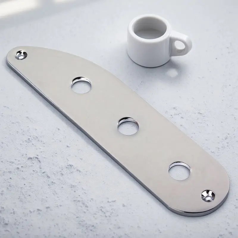 

Metal Electric Guitar Control Plate For Tl Jb Bass Replacement Durable High-Grade Material Bridge Parts Accessory