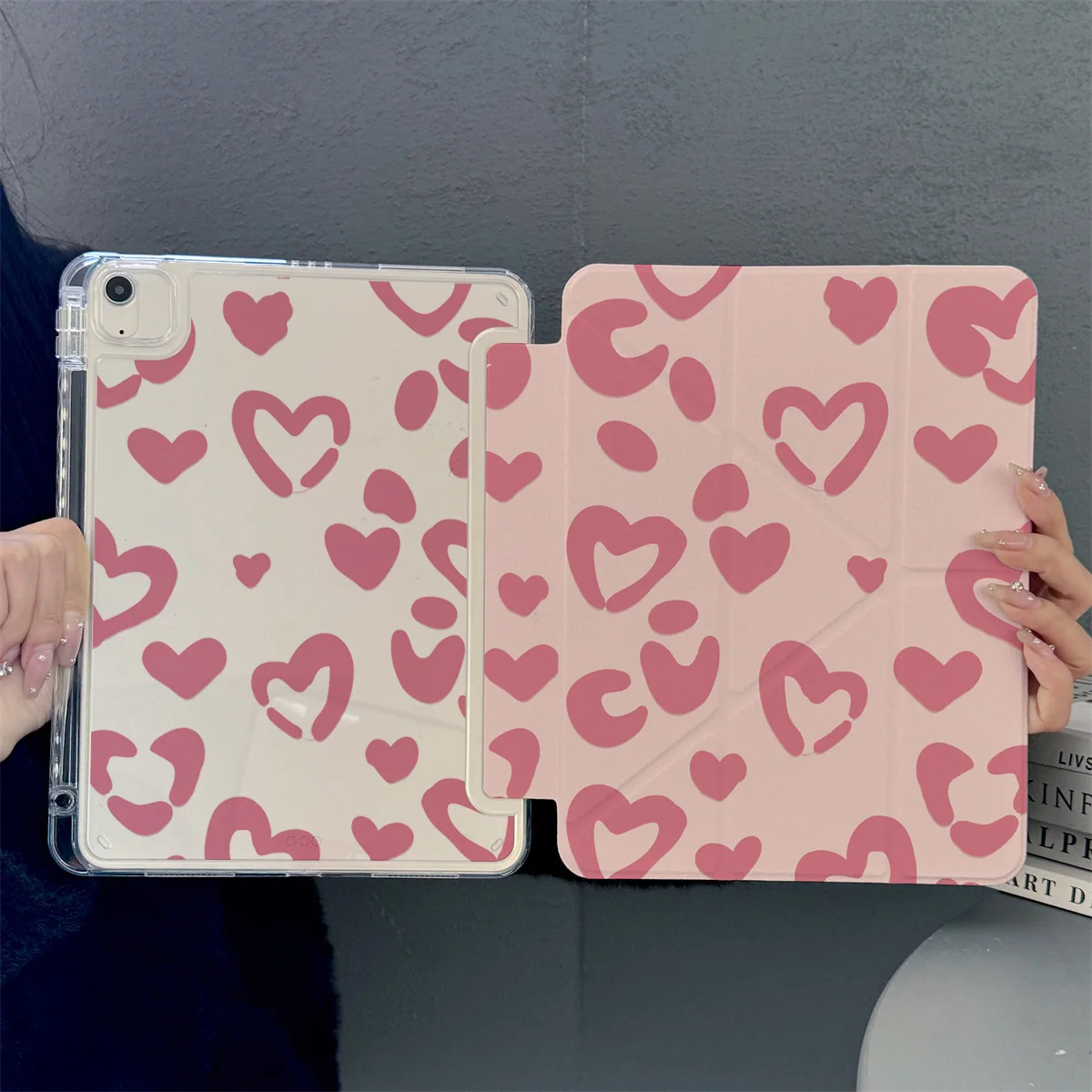 

Чехол для iPad, Smart Case, совместимый с iPad Air 6, Air 5,4, и совместим с iPad 10. — совместим с iPad Pro 2024.