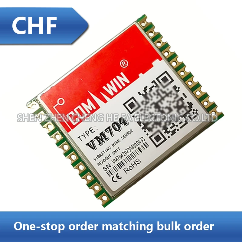3pcsVM704 vibrating string sample module embedded plug patch multi-channel TTL communication vibrating string temperature sensor